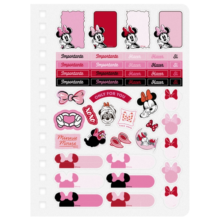 Agenda Mooving 2026 Minnie Mouse 14 x 20 cm Dia por Pagina Art.1418131